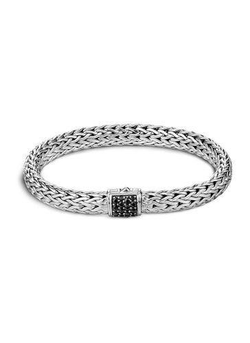 Classic Chain' sapphire woven silver chain bracelet - JOHN HARDY - Modalova