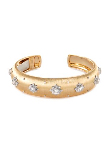 Macri' diamond 18k yellow gold cuff - BUCCELLATI - Modalova