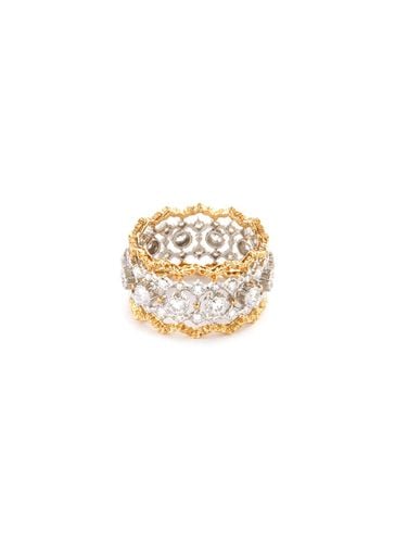 Rombi Eternelle' diamond gold openwork ring - BUCCELLATI - Modalova