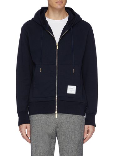 Stripe back zip hoodie - THOM BROWNE - Modalova