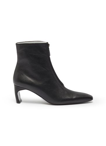 Zip front leather ankle boots - ROSETTA GETTY - Modalova
