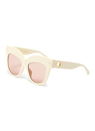 D Acetate frame cateye sunglasses - LINDA FARROW VINTAGE - Modalova