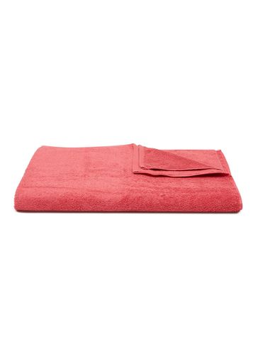 ORGANIC COTTON TERRY BATH SHEET - GOJI RED - TEKLA - Modalova