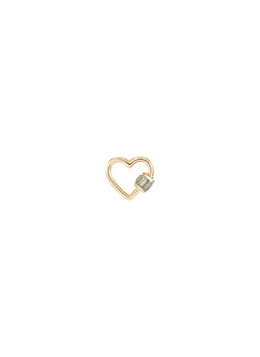 Heart' sapphire 14k yellow gold baguette baby lock - MARLA AARON - Modalova