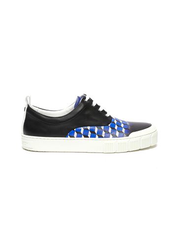 Ollie' Cube Print Leather Lace Up Sneakers - PIERRE HARDY - Modalova