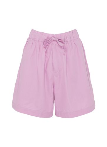 Unisex Organic Cotton Poplin Small Pyjama Shorts - Purple Pink - TEKLA - Modalova