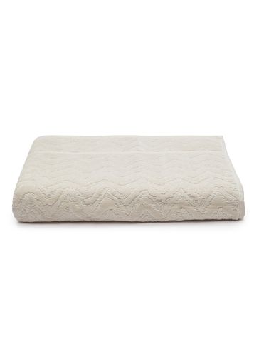 Rex Cotton Bath Towel - Natural White - MISSONI HOME - Modalova