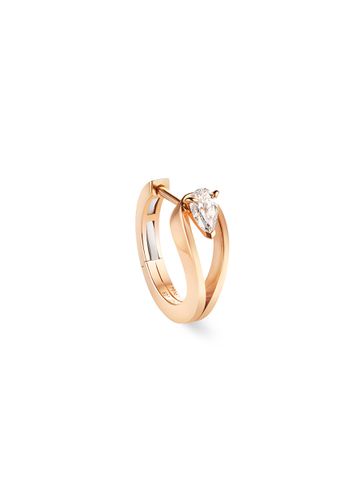 Serti Inversé' Diamond Rose Gold Earrings - REPOSSI - Modalova