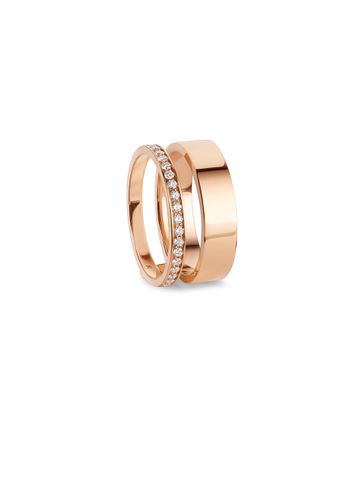 Berbère' diamond rose gold ring - REPOSSI - Modalova