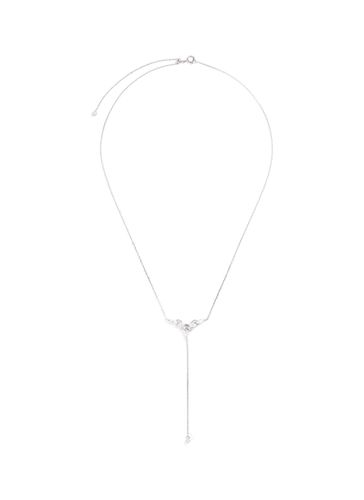 Fleur' lab grown diamond 9k white gold necklace - GENTLE DIAMONDS - Modalova