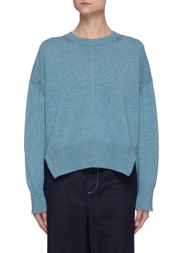 Side slit cashmere sweater - BARRIE - Modalova