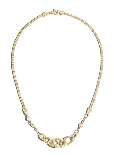 Classic Chain' Freshwater Pearl Palu 18k Gold Necklace - JOHN HARDY - Modalova