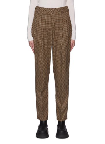 Joyette Banker' Houndstooth Virgin Wool Tailored Pants - BLAZÉ MILANO - Modalova