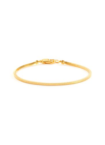 Lucy Williams' Square Snake Chain Gold Vermeil Bracelet - MISSOMA - Modalova