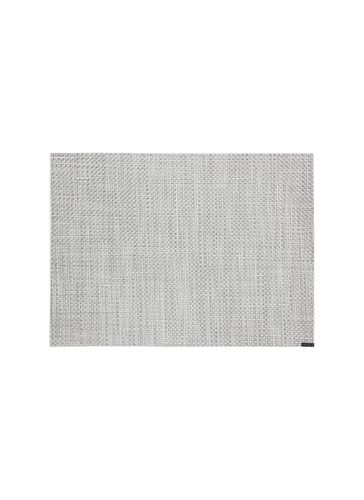 BASKETWEAVE COMPACT RECTANGLE PLACEMAT - WHITE SILVER - CHILEWICH - Modalova