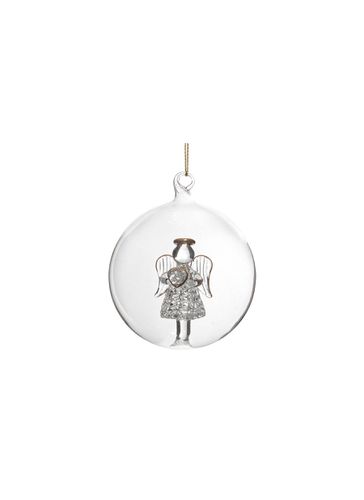 Glass Angel Ball Ornament - Clear - SHISHI - Modalova