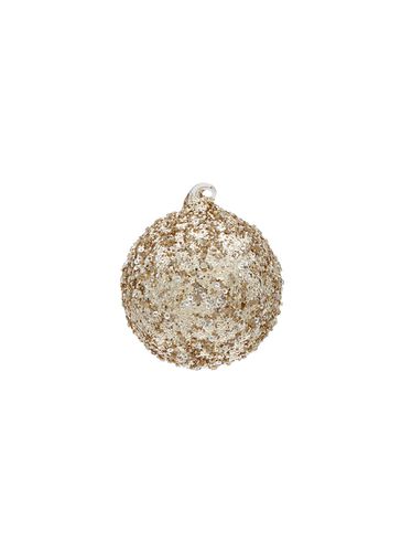 Sequin Glitter Glass Ball Ornament - Gold - SHISHI - Modalova