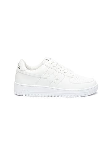 Triple White Leather Lace Up Sneakers - STARWALK - Modalova