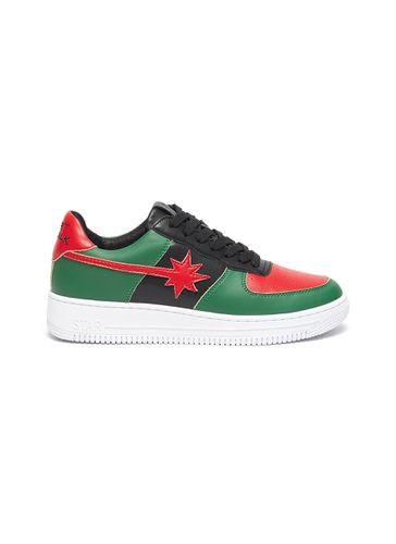 Forbidden City' Green And Red Leather Sneakers - STARWALK - Modalova