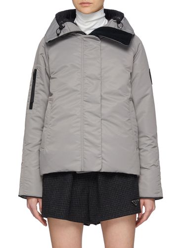 Black Disc Everleigh Hooded Performance Satin Down Bomber Jacket - CANADA GOOSE - Modalova