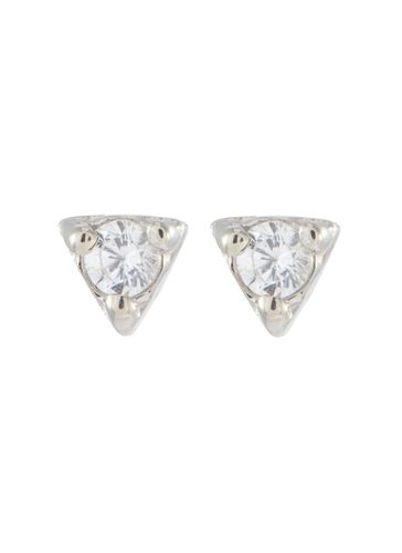 Zirconia Sterling Silver Prism Stud Earrings - MISSOMA - Modalova
