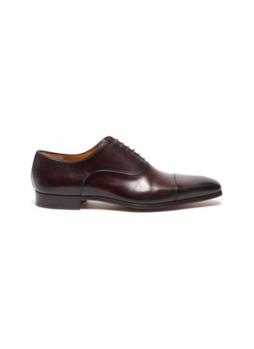 Cap Toe 6-Eyelet Leather Oxford Shoes - MAGNANNI - Modalova