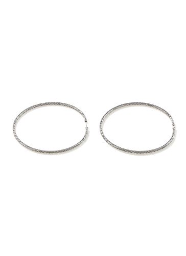 ‘CLASSIC CHAIN' STERLING SILVER EXTRA LARGE HOOP EARRINGS - JOHN HARDY - Modalova