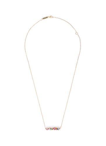 Fireworks' Diamond Sapphire 18k Gold Necklace - SUZANNE KALAN - Modalova