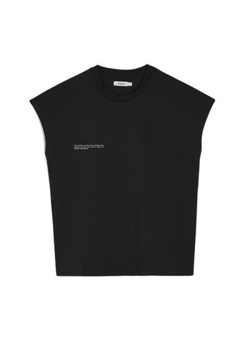 Organic Cotton Cropped Shoulder T-shirt with C-FIBER™ - PANGAIA - Modalova
