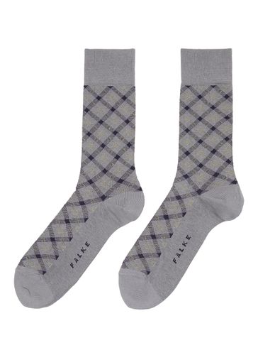 SMART SEASONAL CHECK COTTON BLEND CREW SOCKS - FALKE - Modalova