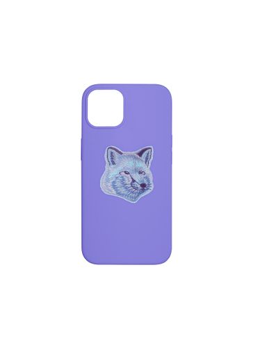 X Maison Kitsuné Winter Purple Fox Badge iPhone 13 Case - Provencal Blue - NATIVE UNION - Modalova