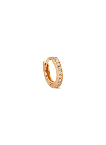 Berbère' diamond rose gold single hoop earring - REPOSSI - Modalova