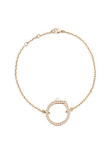 Antifer' Diamond 18k rose gold chain bracelet - REPOSSI - Modalova