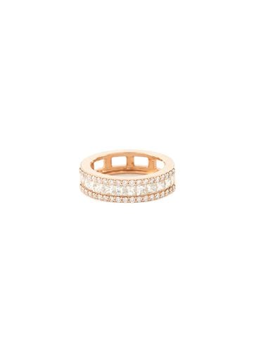 Mondrian' Diamond 14k Rose Gold Ring - BEE GODDESS - Modalova