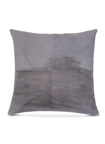 LUXURY SUEDE CUSHION - SLATE GREY - FRETTE - Modalova