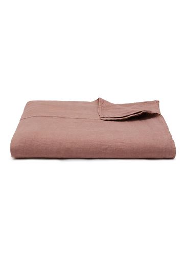 Linen Top Sheet - Vintage Pink - ONCE MILANO - Modalova