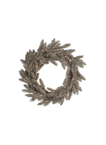 Glittered Fir Wreath - Silver - SHISHI - Modalova