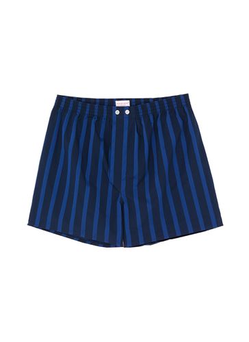 CLASSIC WOVEN STRIPED COTTON BOXER SHORTS - DEREK ROSE - Modalova