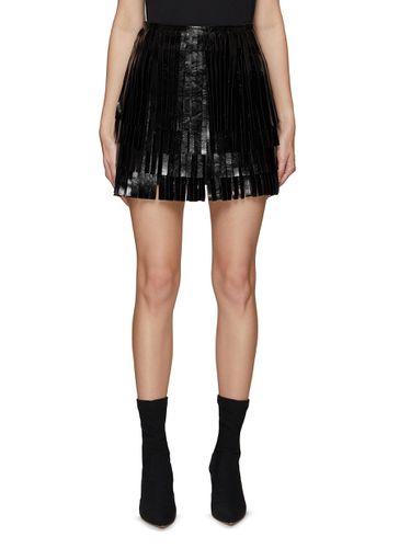 Marcela' Leather Fringed Skirt - RTA - Modalova