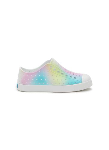Jefferson' Perforated Rainbow Coloured Kids Slip-On Sneakers - NATIVE - Modalova