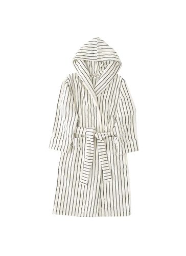 MEDIUM HOODED BATHROBE - RACING GREEN - TEKLA - Modalova