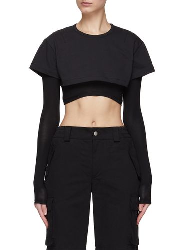 CROPPED LAYERED T-SHIRT - JACQUEMUS - Modalova