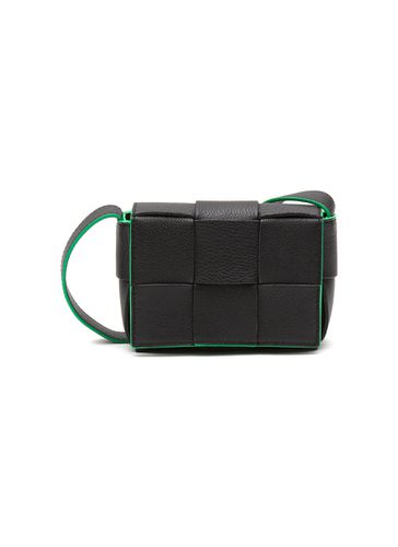 ‘Fun' Contrasting Trim Leather Messenger Bag - BOTTEGA VENETA - Modalova