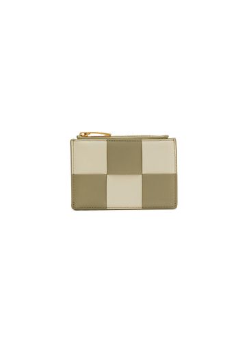 INTRECCIO NAPPA LEATHER ZIPPED CARDHOLDER - BOTTEGA VENETA - Modalova