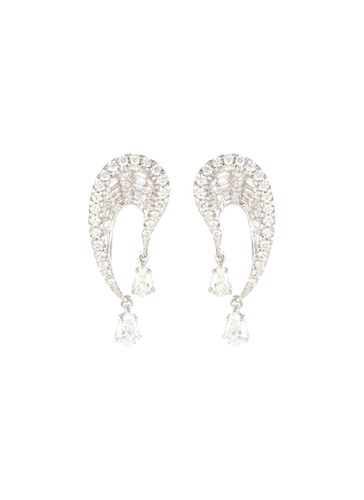 ‘Talay Wave' Diamond 18K White Gold Earrings - KAVANT & SHARART - Modalova