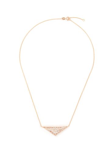 ‘Origami' Diamond 18K Rose Gold Necklace - KAVANT & SHARART - Modalova