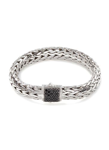 ‘Classic Chain' Black Sapphire Silver Large Chain Bracelet - JOHN HARDY - Modalova