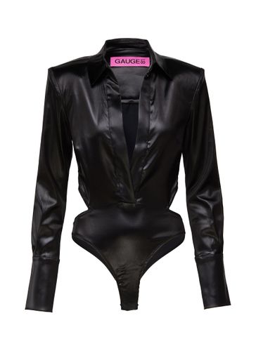 ‘MALLOW' STRETCH LONG SLEEVE CROPPED TOP - GAUGE81 - Modalova