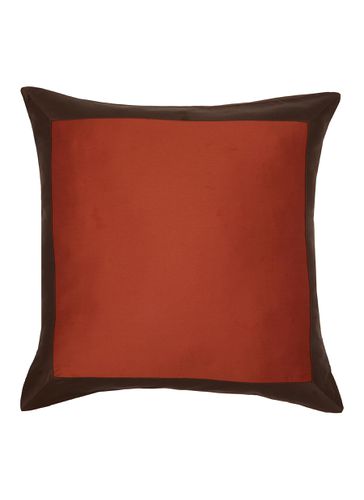 Rectangular Cushion Cover - Umber Brown/Sunset Red - FRETTE - Modalova
