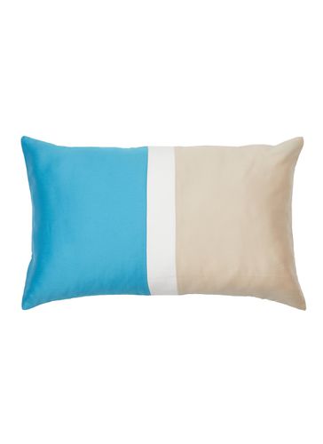 Bold Cushion Cover − Savage Beige/Lagoon - FRETTE - Modalova